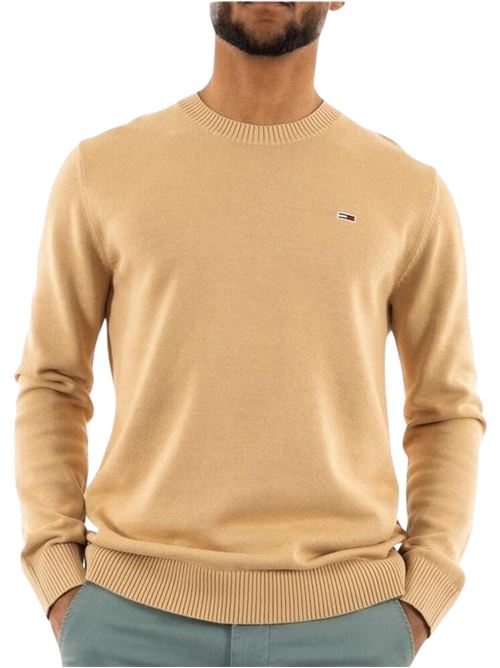 Maglioncino beige in cotone Tommy Jeans | DM0DM18895RBV